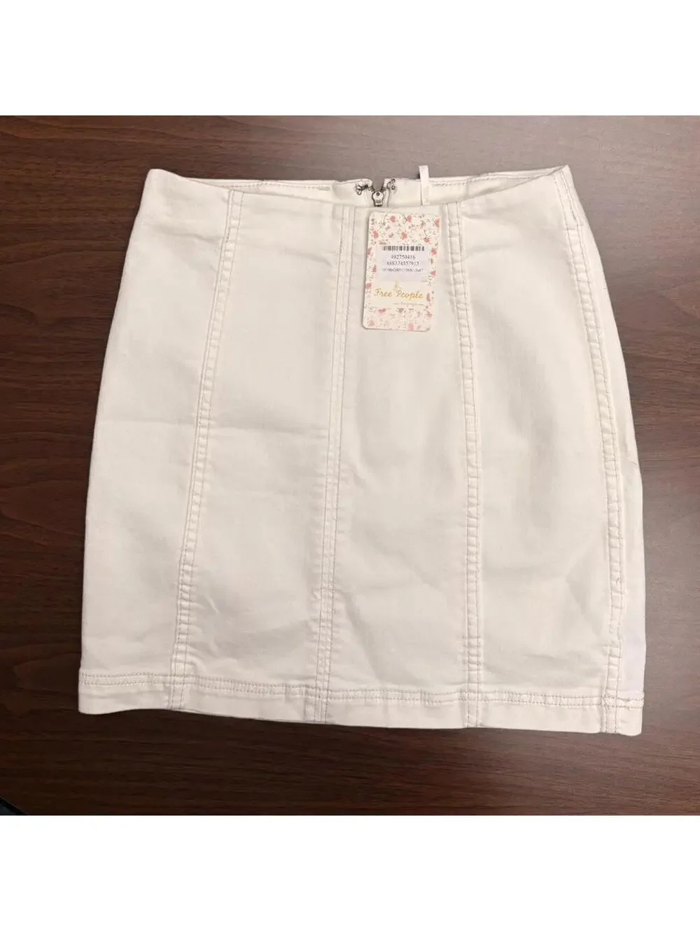 Free People Stark White Mini Skirt Size 6